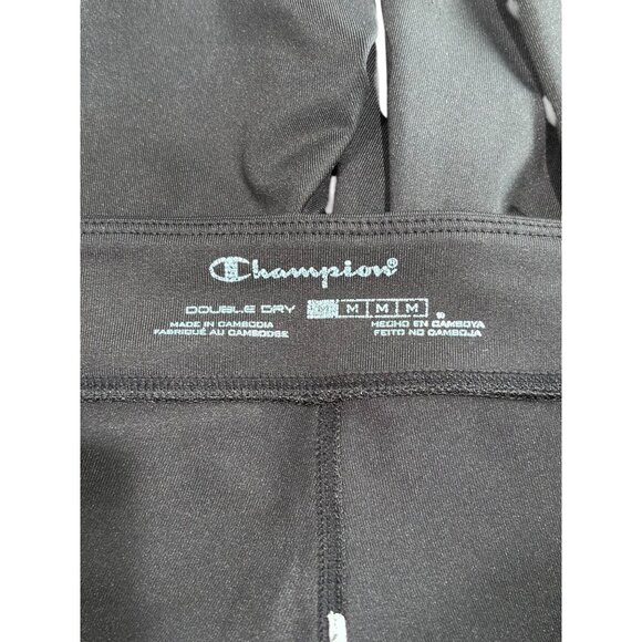 Champion Womens Double Dry Performance Leggings Black Size M - Picture 3 of 10